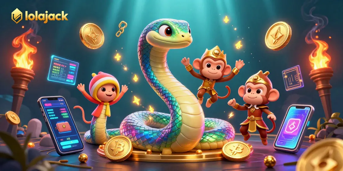 Experience thrilling gameplay at lolajack with a vibrant 3D casino scene filled with exciting elements.