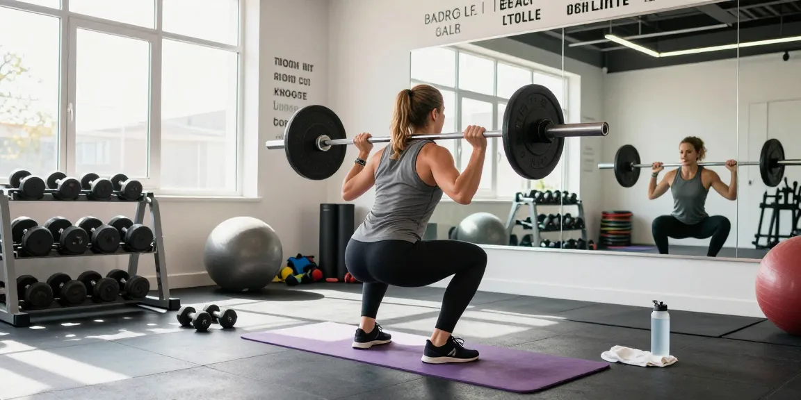 Fit persoon traint in hun thuis-gym met Unique Pharma Steroïden Winkel producten zichtbaar in de omgeving.