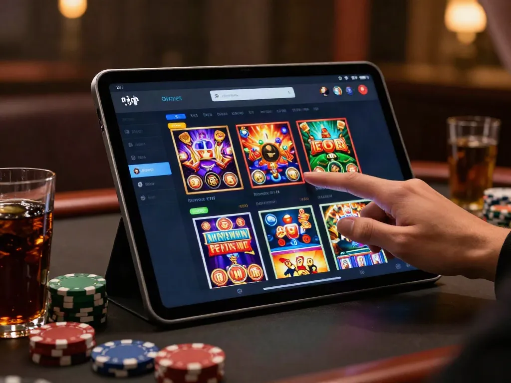 Engaging gaming screen from https://da88z.net/ showing vibrant slot games and player excitement.
